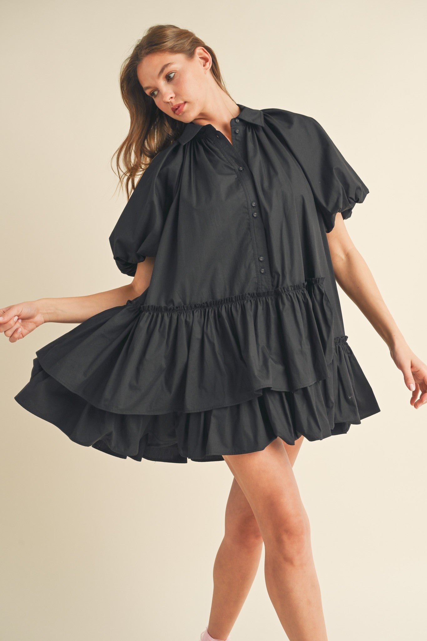 Bubbly Button Down Dress