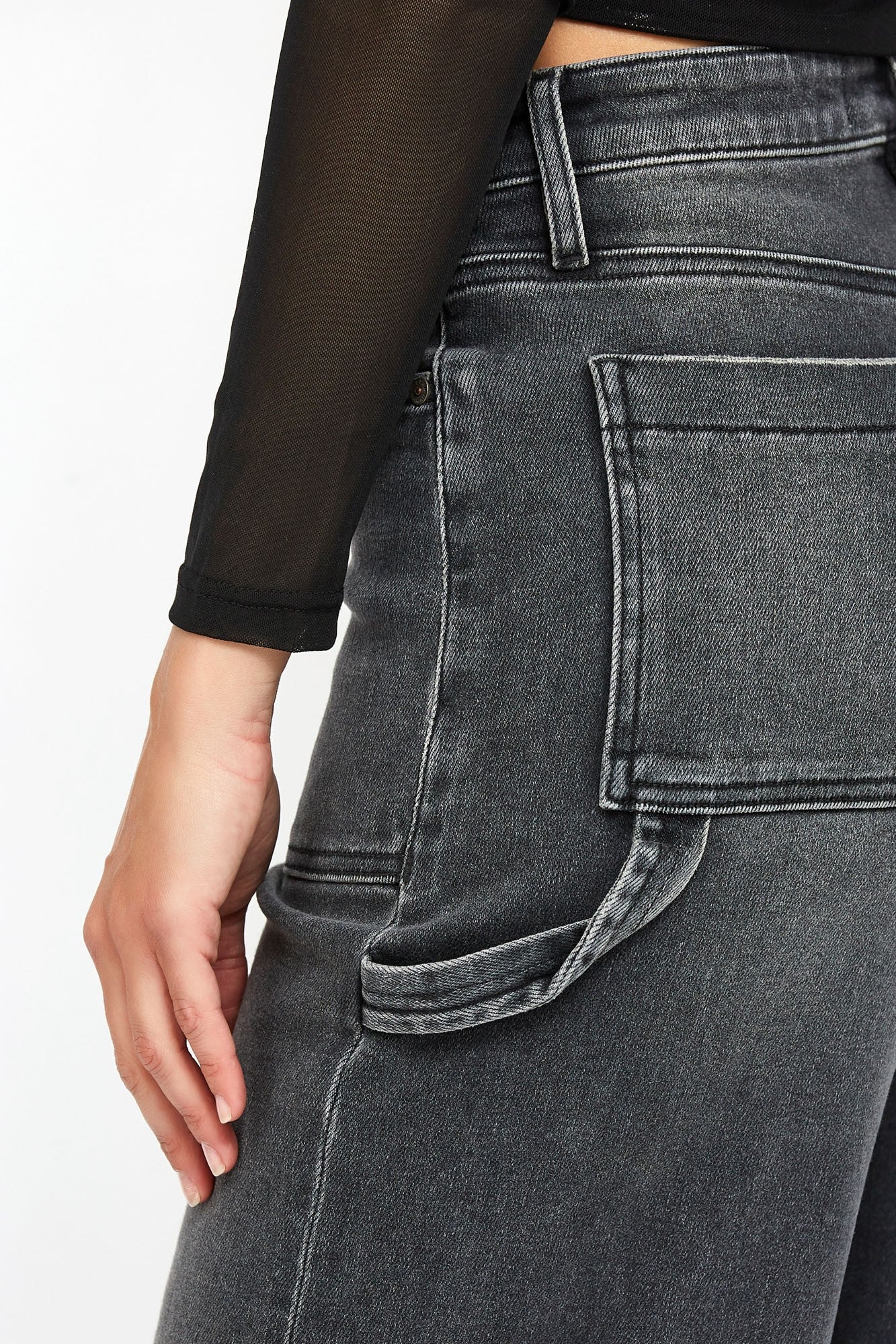 Nori Wide Leg Carpenter Jeans