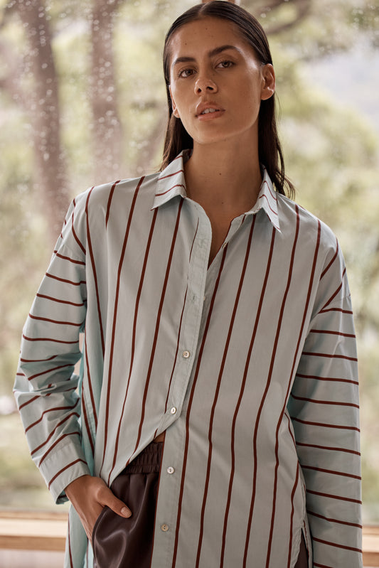 Lagoon Stripe Top