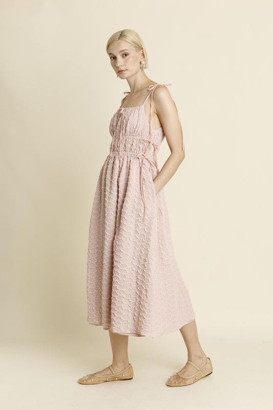 Rosette Midi Dress