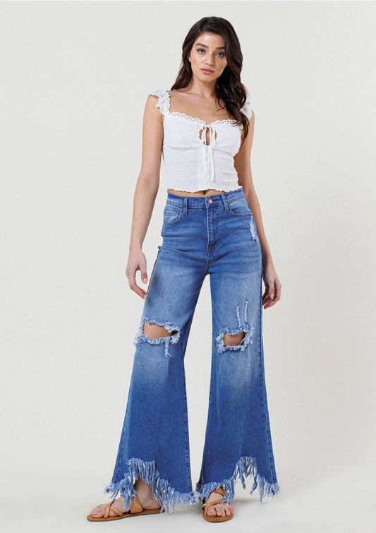 Want It Bad Flare Jeans