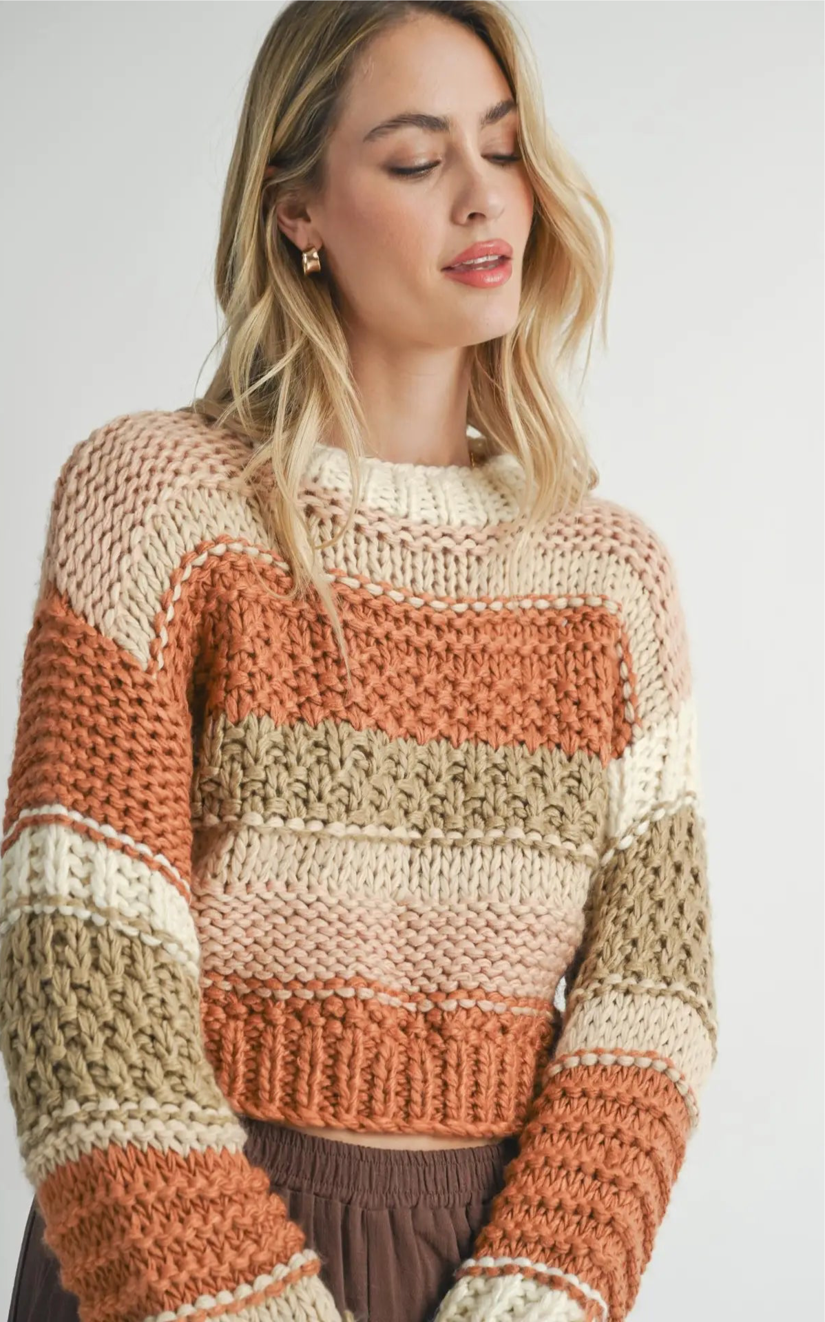 Butter Pecan Chunky Sweater