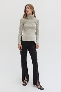 Lindsey Ribbed Turtleneck