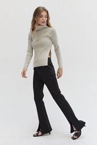 Lindsey Ribbed Turtleneck