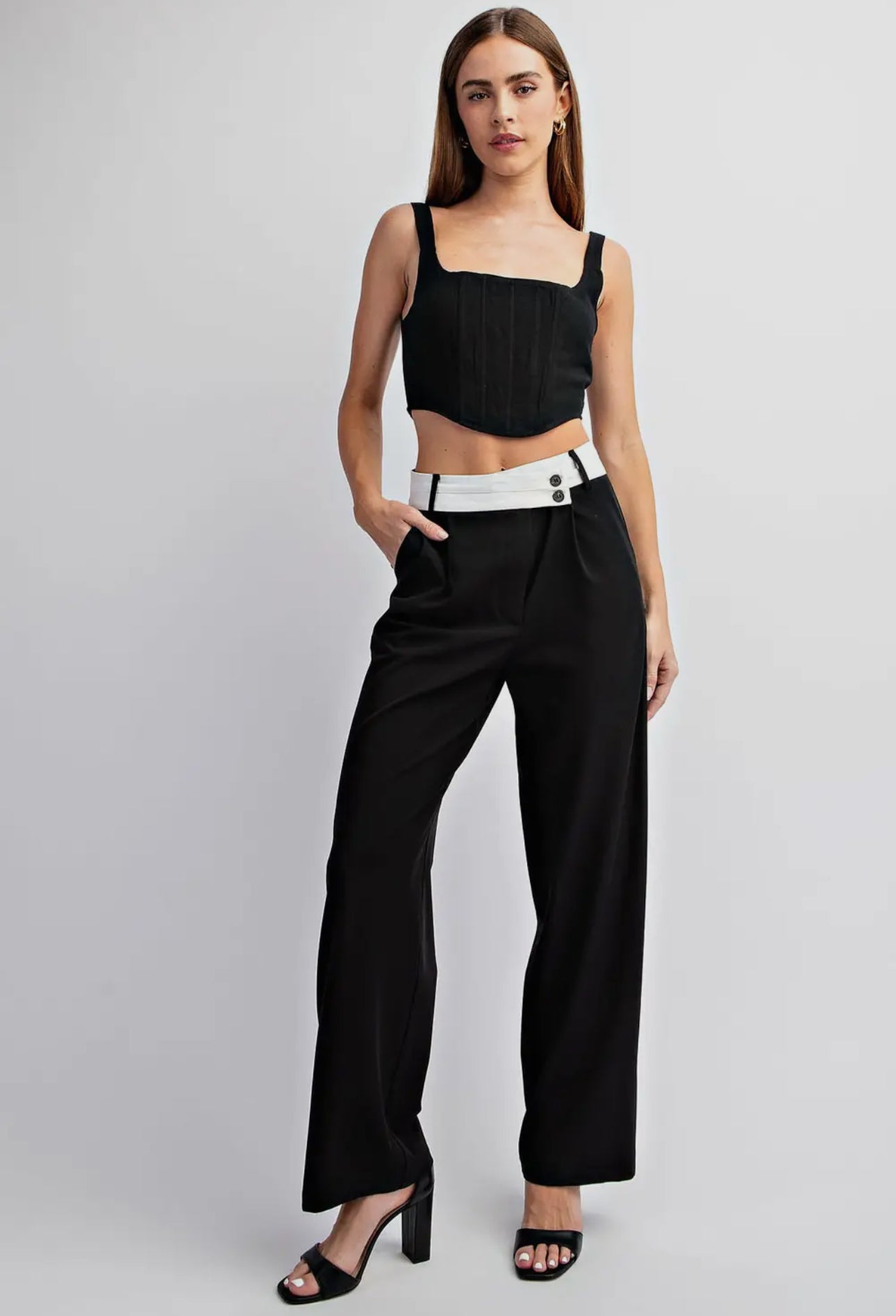 Tailored Pleated Pants