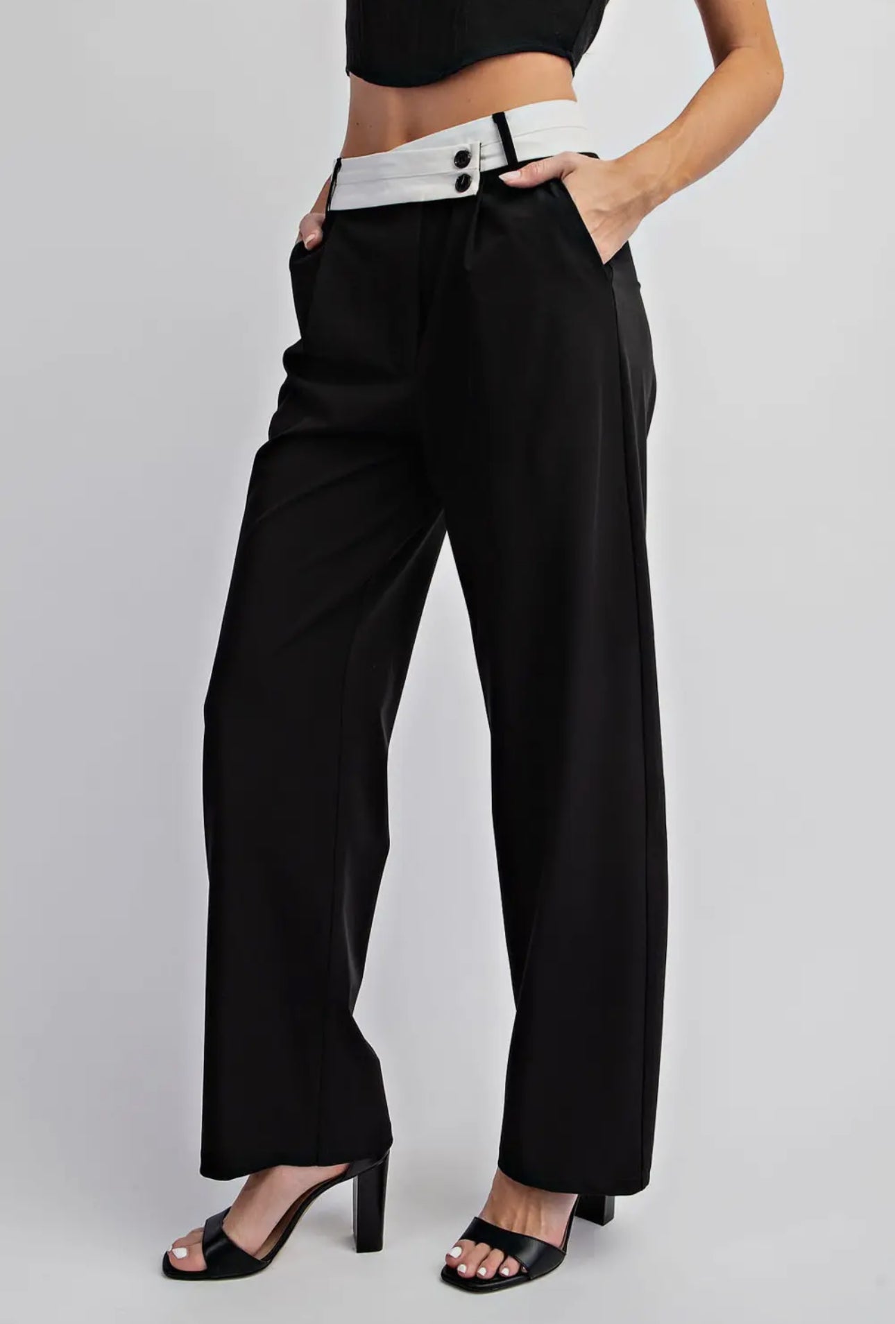 Tailored Pleated Pants