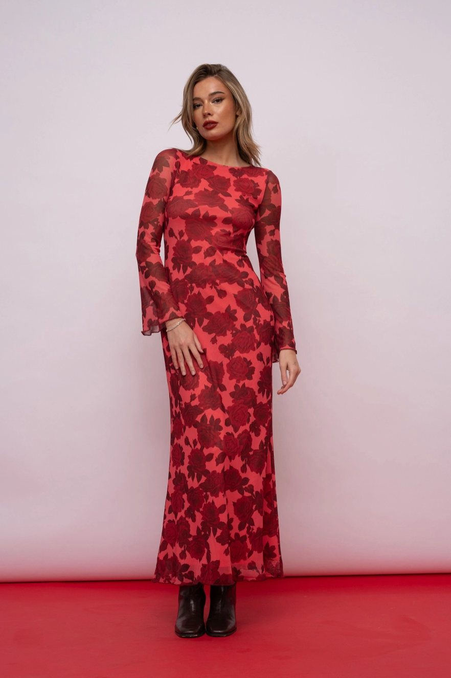 Bella Floral Maxi Dress