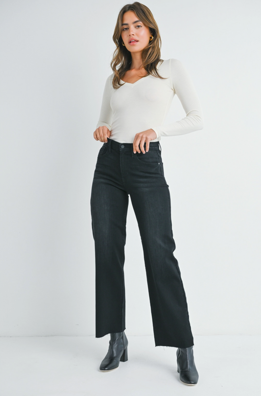 Slim Palazzo Denim