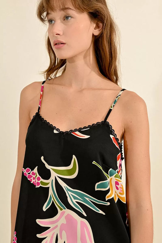 Caraco Floral Cami