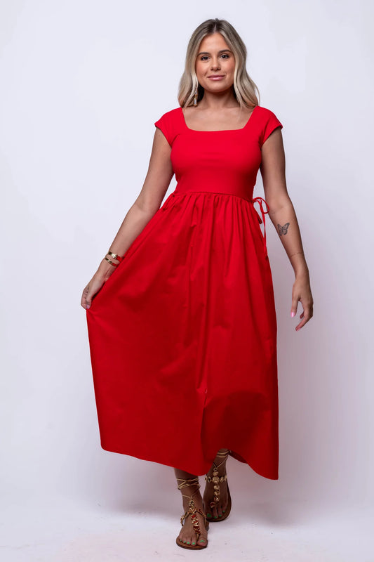 Delia Red Dress